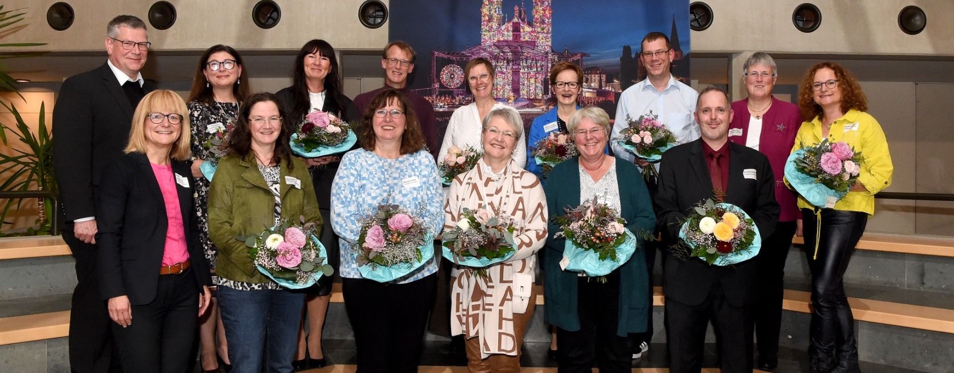 Bistum Fulda ehrt Mitarbeitende für 40 und 25 Jahre.