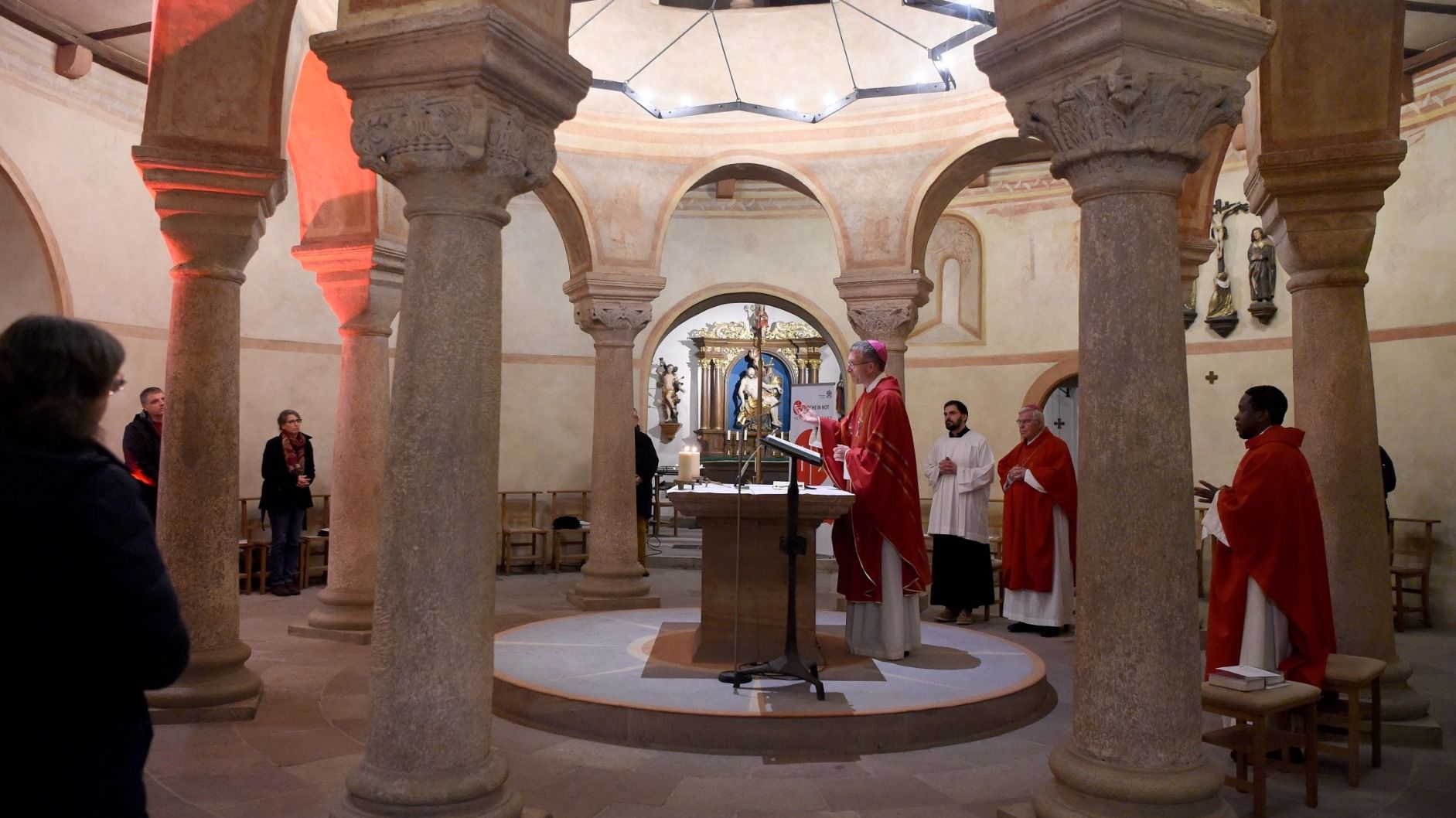 Bischof Gerber eröffnete am Montagabend in der Fuldaer Michaelskirche die Woche der verfolgten Christen. Alle Bilder: Bistum Fulda / Marzena Seidel