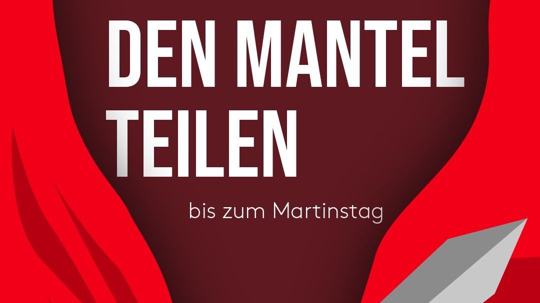 Das Logo der „Den Mantel teilen“-Aktion von Bistum Fulda, Caritas und Maltesern. Foto: Bistum Fulda
