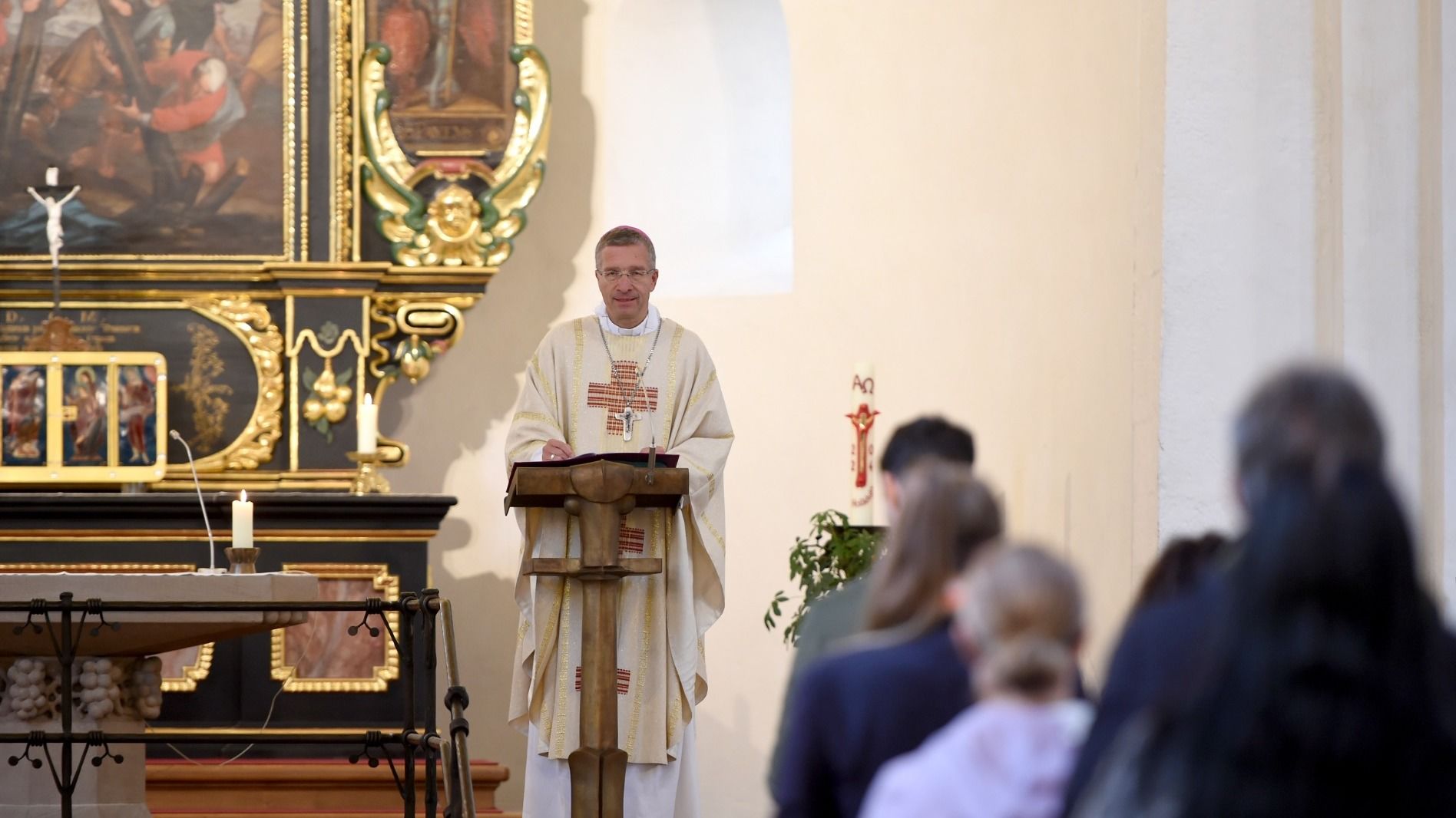 In der Pfarrkirche St. Andreas in Fulda-Neuenberg fand ein gemeinsamer Gottesdienst mit dem Bischof statt. Fotos Bistum Fulda/Marzena Seidel.